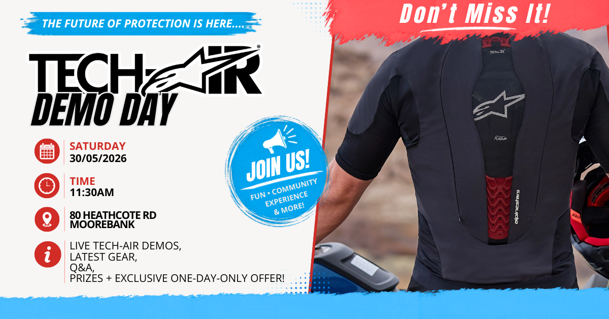 Website Event Banner ALPINESTARS TECH AIR DEMO DAY