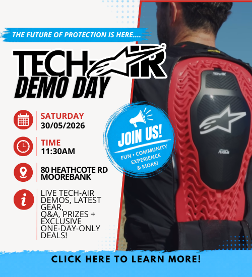 Website PopUp ALPINESTARS TECH AIR DEMO DAY