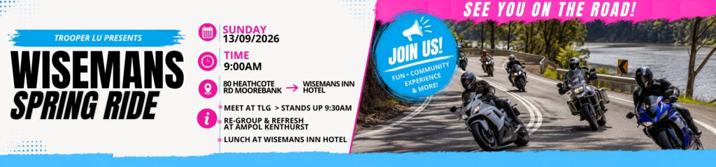 TROOPER LU’S SPRING SOCIAL RIDE – WISEMANS FERRY 1 WEBSITE BANNER EVENT SPRING RIDE 1 1
